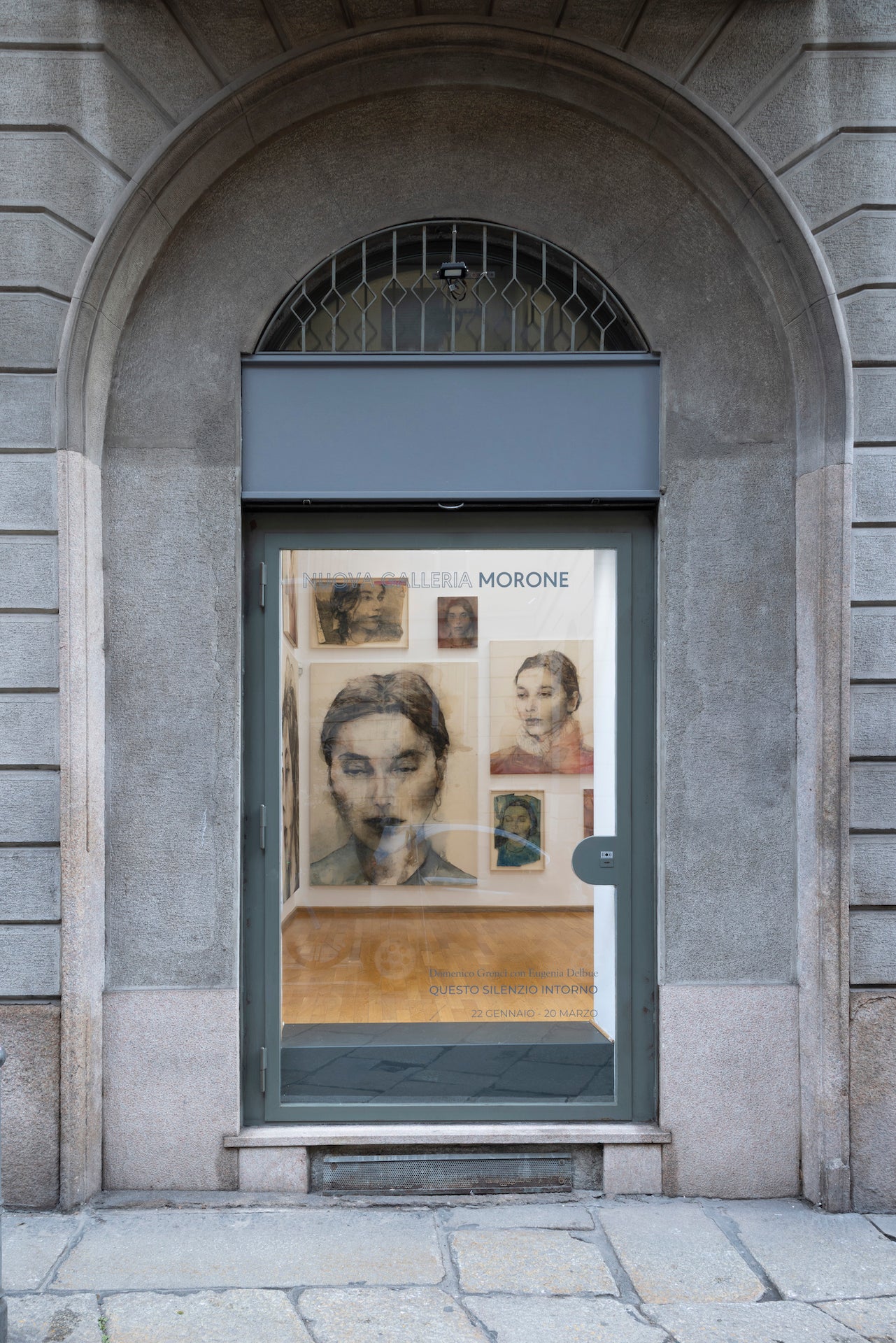 18.02.2025, il volto quattro volte ad occhi chiusi | Domenico Grenci