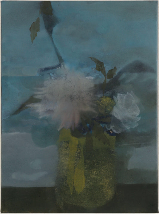 Vaso giallo e fiori | Domenico Grenci