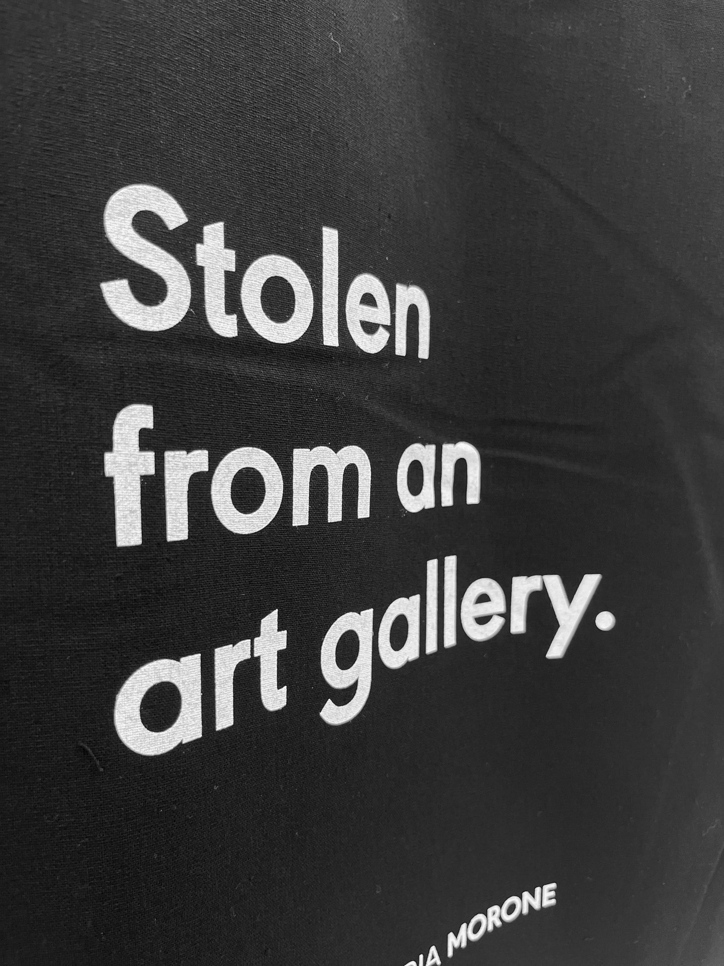 Stolen from an art gallery | Tote bag Nuova Galleria Morone