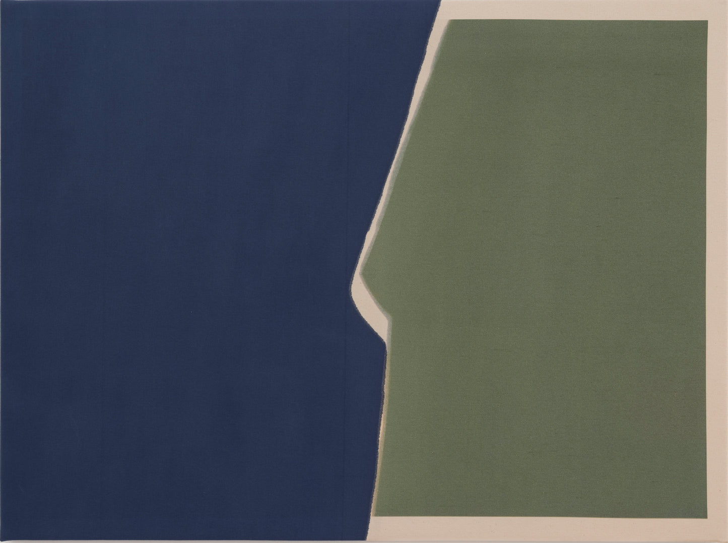 Partition 1 indigo, green | Mathew McWilliams