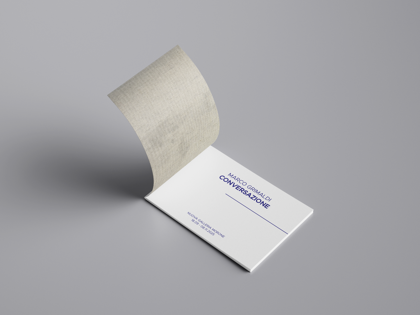 MARCO GRIMALDI | Conversazione